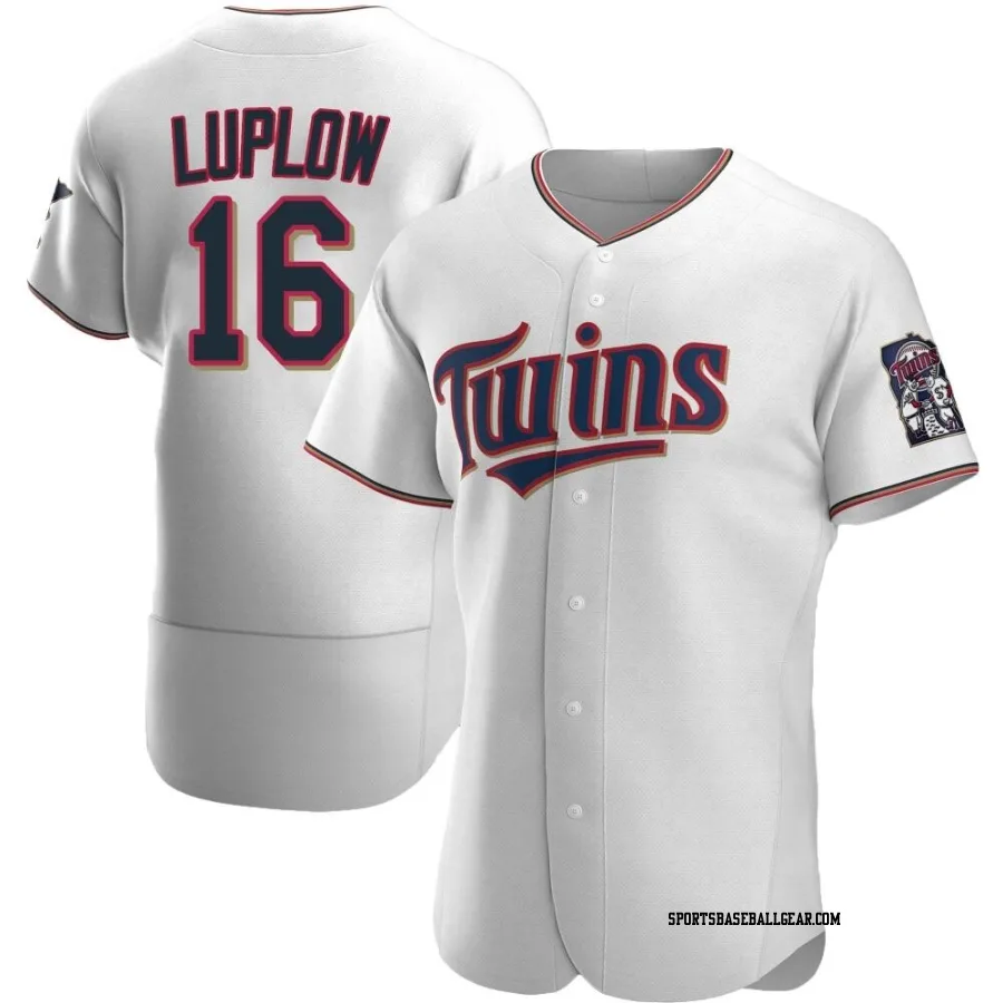 Jordan Luplow Men's Minnesota Twins White Authentic Home Jersey