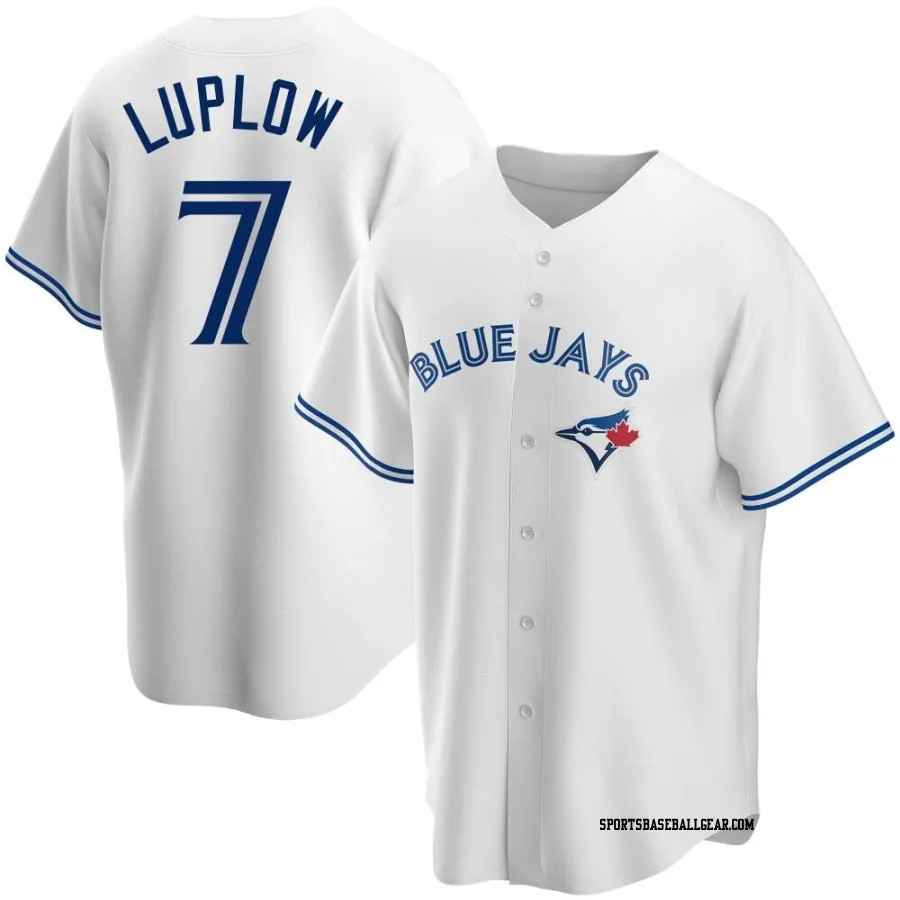 Jordan Luplow Youth Toronto Blue Jays White Replica Home Jersey