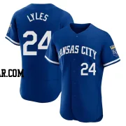 Jordan Lyles Men's Kansas City Royals Royal Authentic 2022 Alternate Jersey