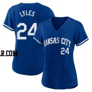 Jordan Lyles Men's Kansas City Royals Royal Replica 2022 Alternate Jersey