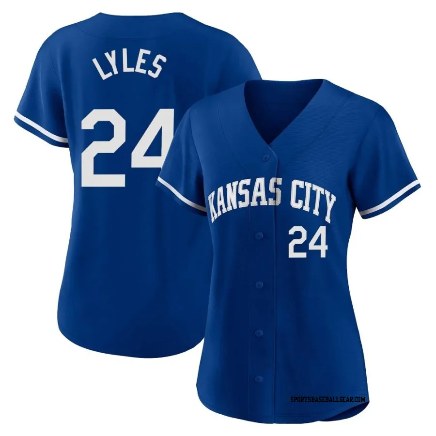 Jordan Lyles Men's Kansas City Royals Royal Replica 2022 Alternate Jersey