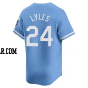 Jordan Lyles Youth Kansas City Royals Light Blue Limited Alternate Jersey