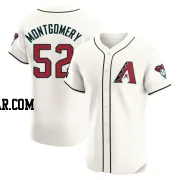 Jordan Montgomery Men's Arizona Diamondbacks Cream Elite Home Patch Jersey