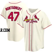 Jordan Montgomery Men's St. Louis Cardinals Cream Replica Alternate Jersey