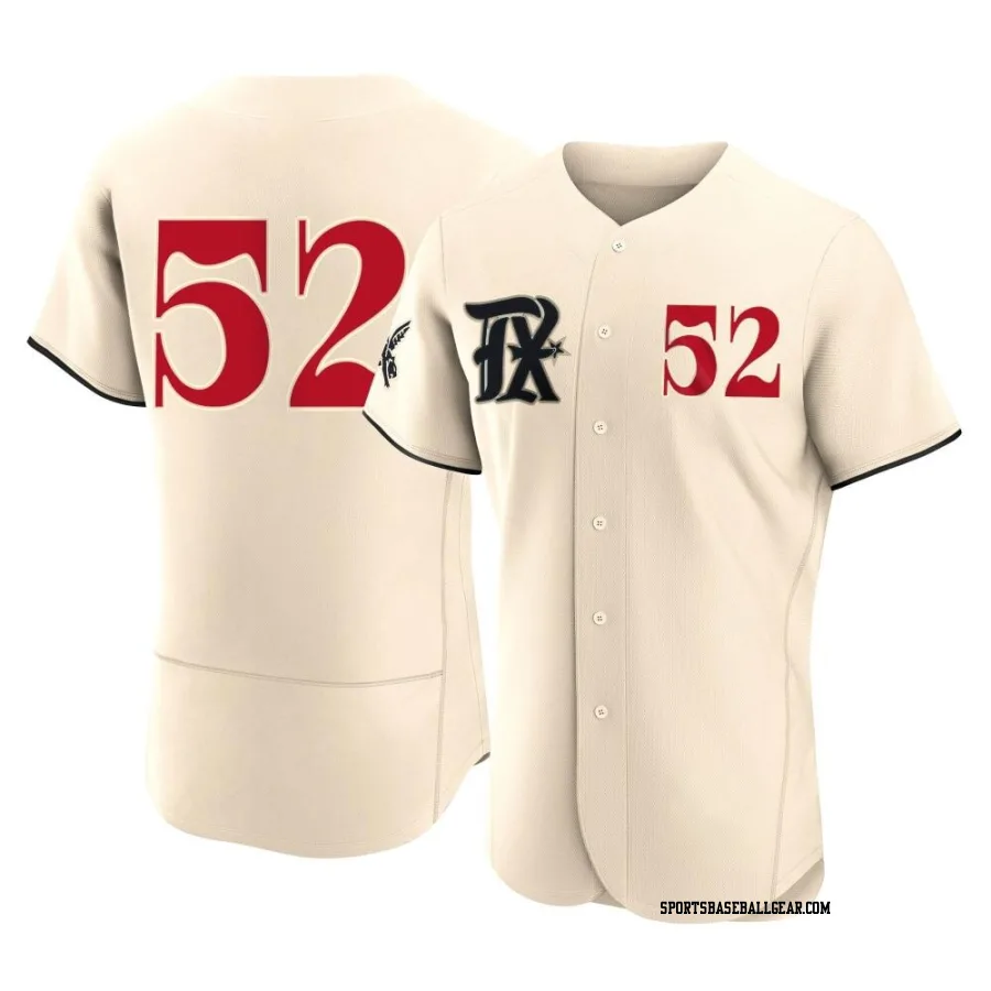 Jordan Montgomery Men's Texas Rangers Cream Authentic 2023 City Connect Jersey