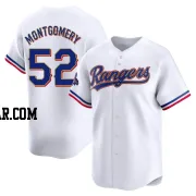 Jordan Montgomery Men's Texas Rangers Gold Limited White 2024 Collection Jersey