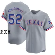 Jordan Montgomery Men's Texas Rangers Gray Limited Away Jersey