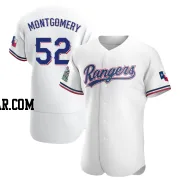 Jordan Montgomery Men's Texas Rangers White Authentic Home Jersey