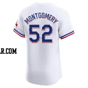 Jordan Montgomery Men's Texas Rangers White Elite Home Jersey