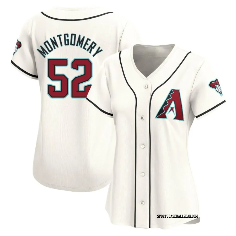 Jordan Montgomery Women's Arizona Diamondbacks White Limited Home Jersey