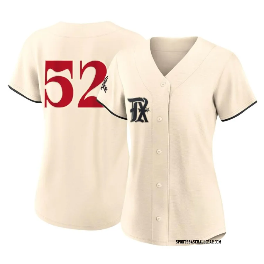 Jordan Montgomery Women's Texas Rangers Cream Authentic 2023 City Connect Jersey