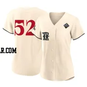 Jordan Montgomery Women's Texas Rangers Cream Replica 2023 City Connect 2023 World Series Jersey