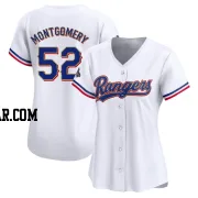 Jordan Montgomery Women's Texas Rangers Gold Limited White 2024 Collection Jersey