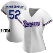 Jordan Montgomery Women's Texas Rangers White Authentic Home Jersey