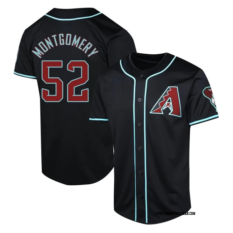 Jordan Montgomery Youth Arizona Diamondbacks Black Limited Alternate Jersey