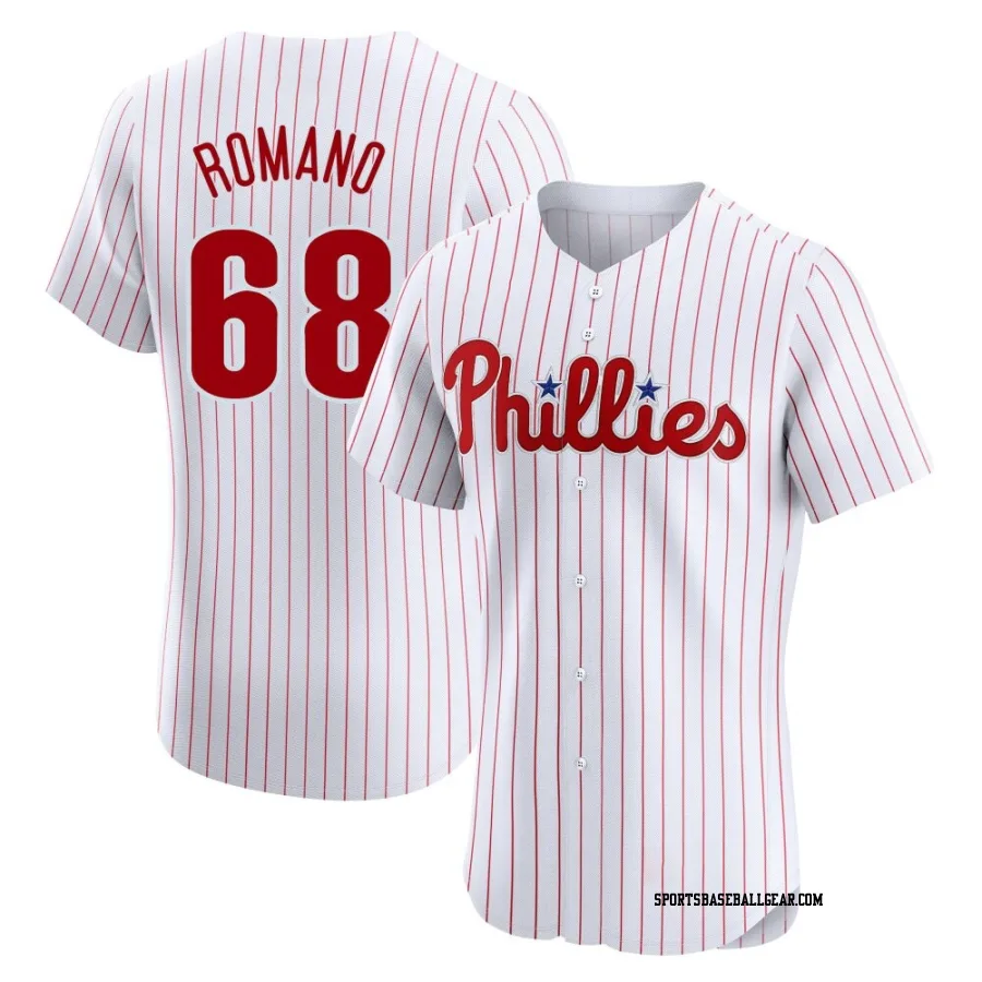 Jordan Romano Men's Philadelphia Phillies White Elite Home Jersey