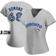 Jordan Romano Women's Toronto Blue Jays Gray Authentic Road Jersey