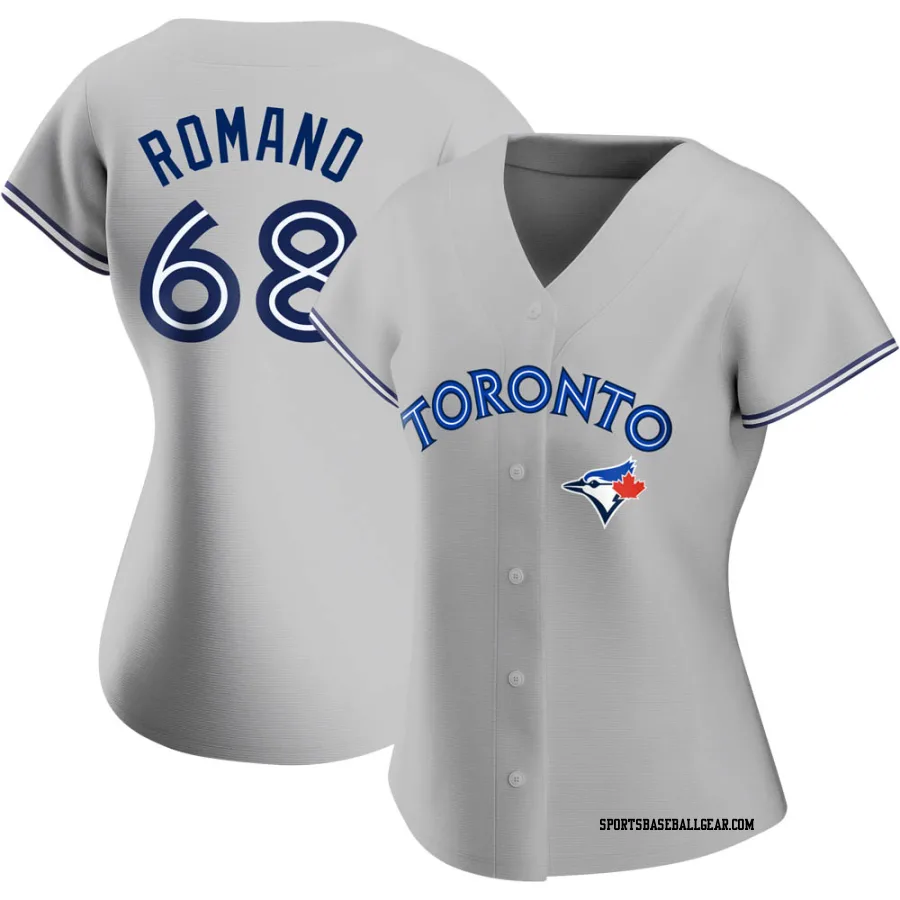 Jordan Romano Women's Toronto Blue Jays Gray Replica Road Jersey