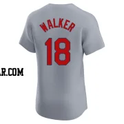 Jordan Walker Men's St. Louis Cardinals Gray Elite Road Jersey