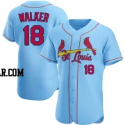 Jordan Walker Men's St. Louis Cardinals Light Blue Authentic Alternate Jersey