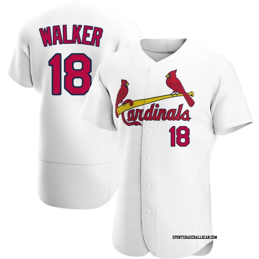 Jordan Walker Men's St. Louis Cardinals White Authentic Home Jersey