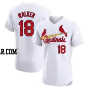 Jordan Walker Men's St. Louis Cardinals White Elite Home Jersey