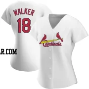 Jordan Walker Women's St. Louis Cardinals White Authentic Home Jersey