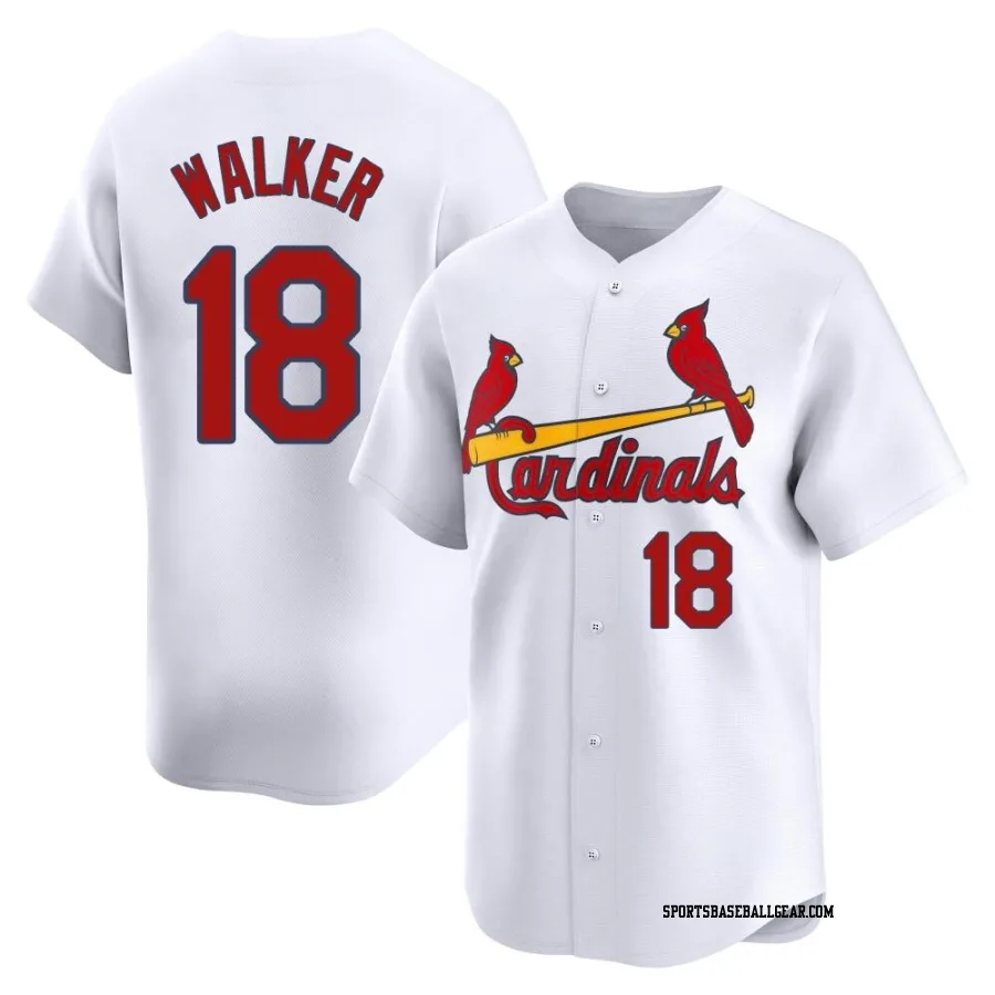 Jordan Walker Youth St. Louis Cardinals White Limited Home Jersey