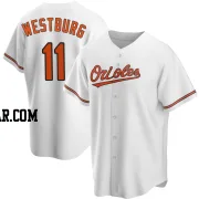 Jordan Westburg Men's Baltimore Orioles White Replica Home Jersey