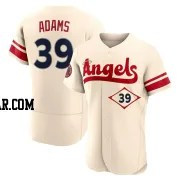 Jordyn Adams Men's Los Angeles Angels Cream Authentic 2022 City Connect Jersey