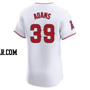 Jordyn Adams Men's Los Angeles Angels White Elite Home Jersey