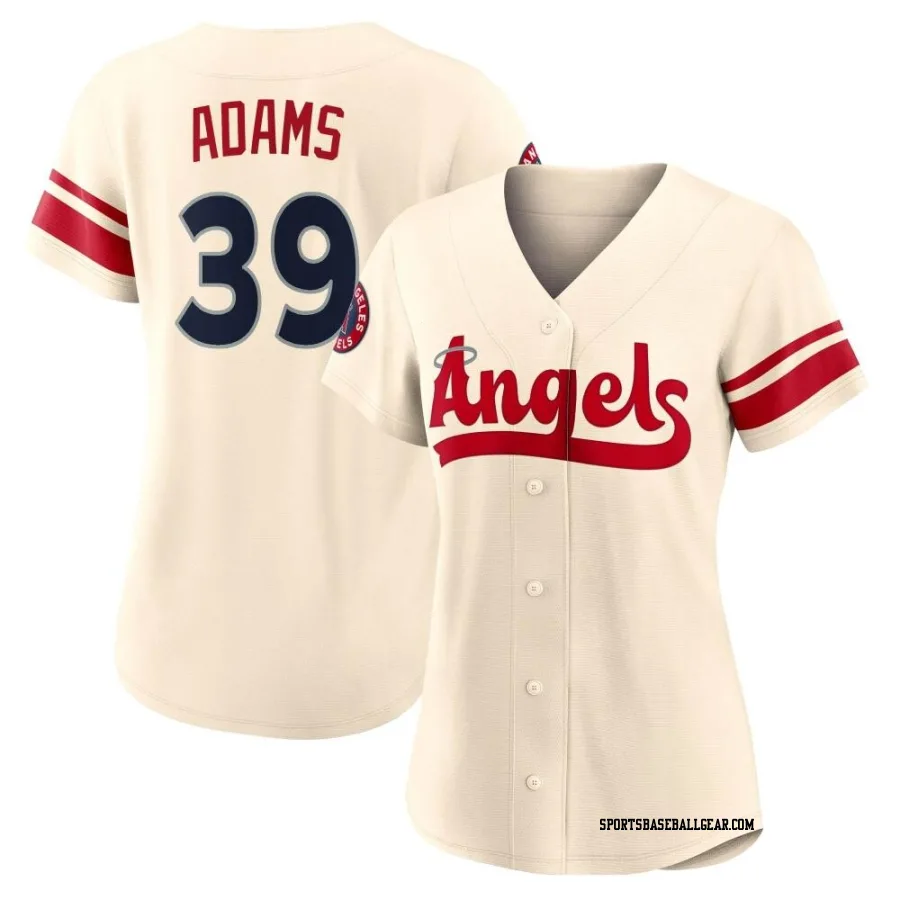 Jordyn Adams Women's Los Angeles Angels Cream Authentic 2022 City Connect Jersey