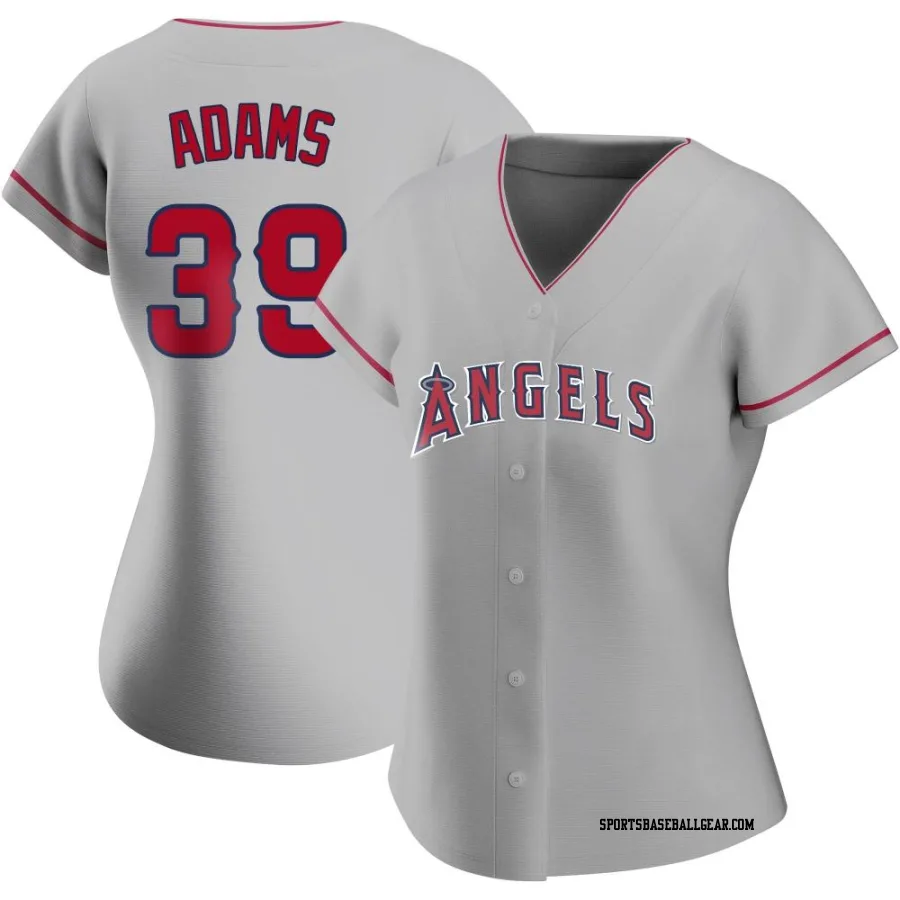 Jordyn Adams Women's Los Angeles Angels Replica Silver Road Jersey