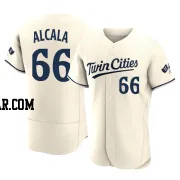 Jorge Alcala Men's Minnesota Twins Cream Authentic Alternate 2023 Jersey