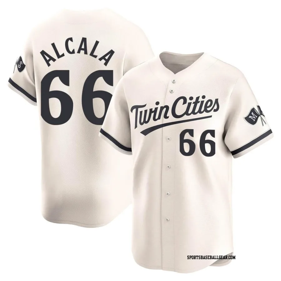 Jorge Alcala Men's Minnesota Twins Cream Limited Alternate Jersey