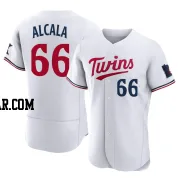 Jorge Alcala Men's Minnesota Twins White Authentic Home Jersey