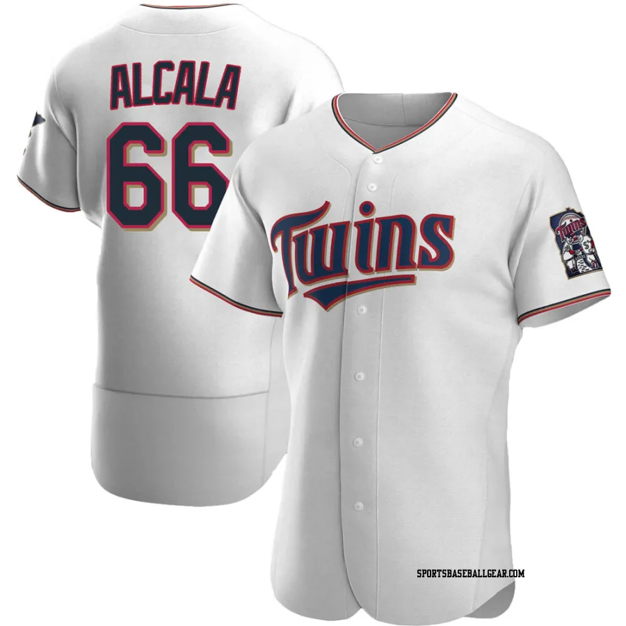 Jorge Alcala Men's Minnesota Twins White Authentic Home Jersey