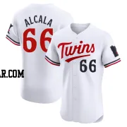 Jorge Alcala Men's Minnesota Twins White Elite Home Jersey