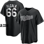 Jorge Alcala Youth Minnesota Twins Black/White Replica Jersey