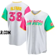 Jorge Alfaro Men's San Diego Padres White Replica 2022 City Connect Jersey