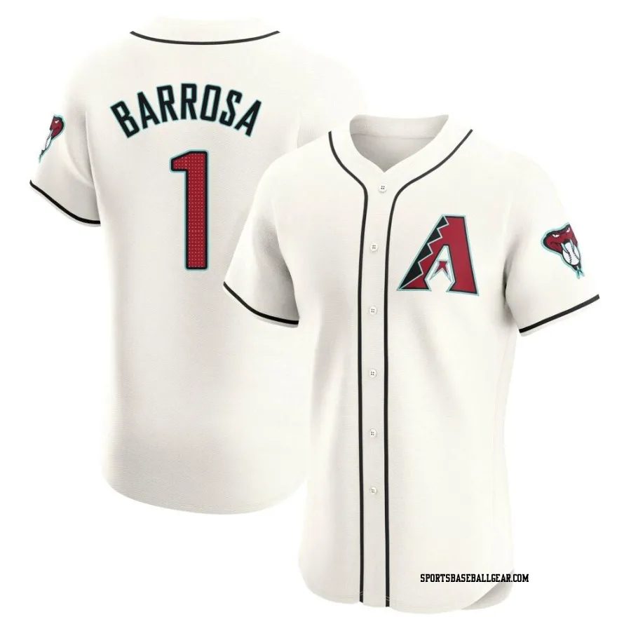 Jorge Barrosa Men's Arizona Diamondbacks Cream Elite Home Jersey