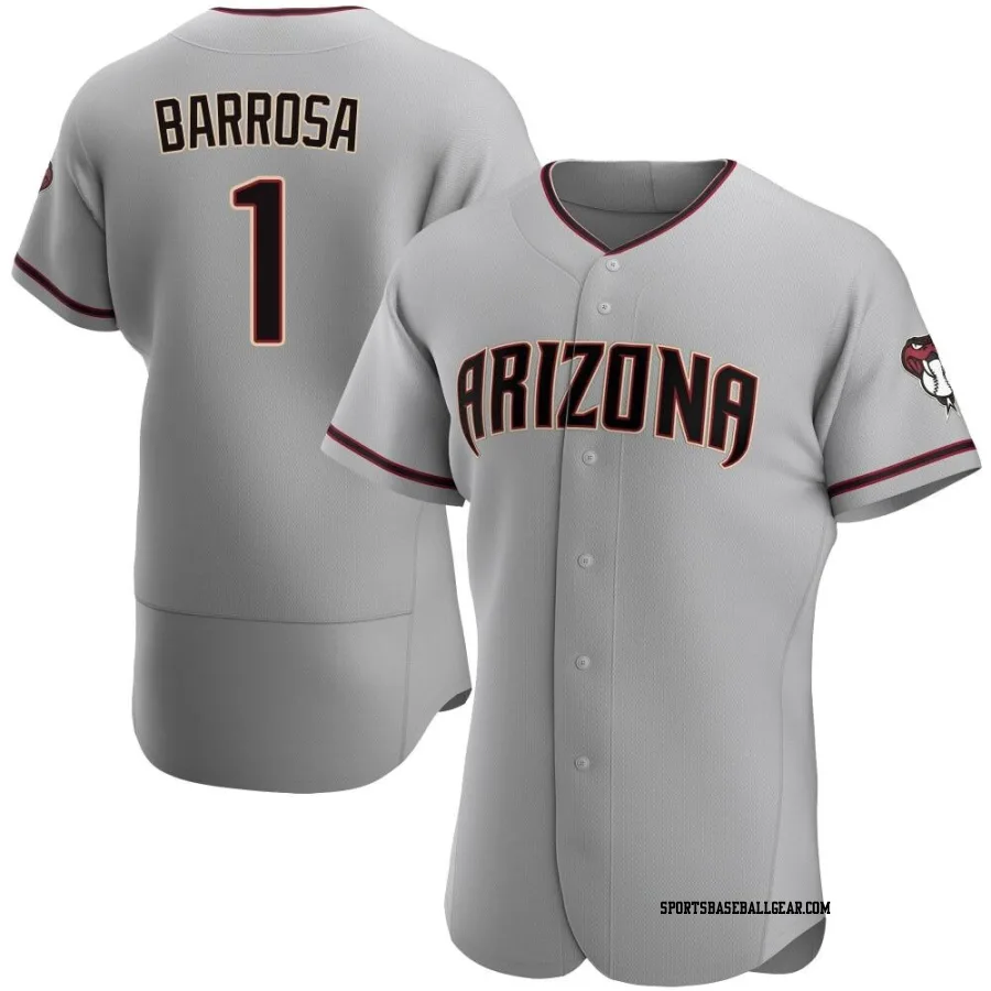 Jorge Barrosa Men's Arizona Diamondbacks Gray Authentic Road Jersey