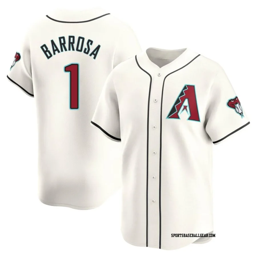 Jorge Barrosa Men's Arizona Diamondbacks White Limited Home Jersey