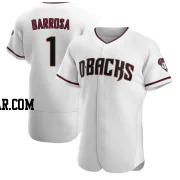 Jorge Barrosa Men's Arizona Diamondbacks White/Crimson Authentic Home Jersey