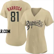 Jorge Barrosa Women's Arizona Diamondbacks Gold Authentic 2021 City Connect Cool Base Jersey