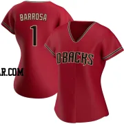 Jorge Barrosa Women's Arizona Diamondbacks Red Authentic Alternate Jersey