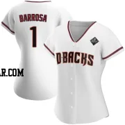 Jorge Barrosa Women's Arizona Diamondbacks White Authentic Home 2023 World Series Jersey