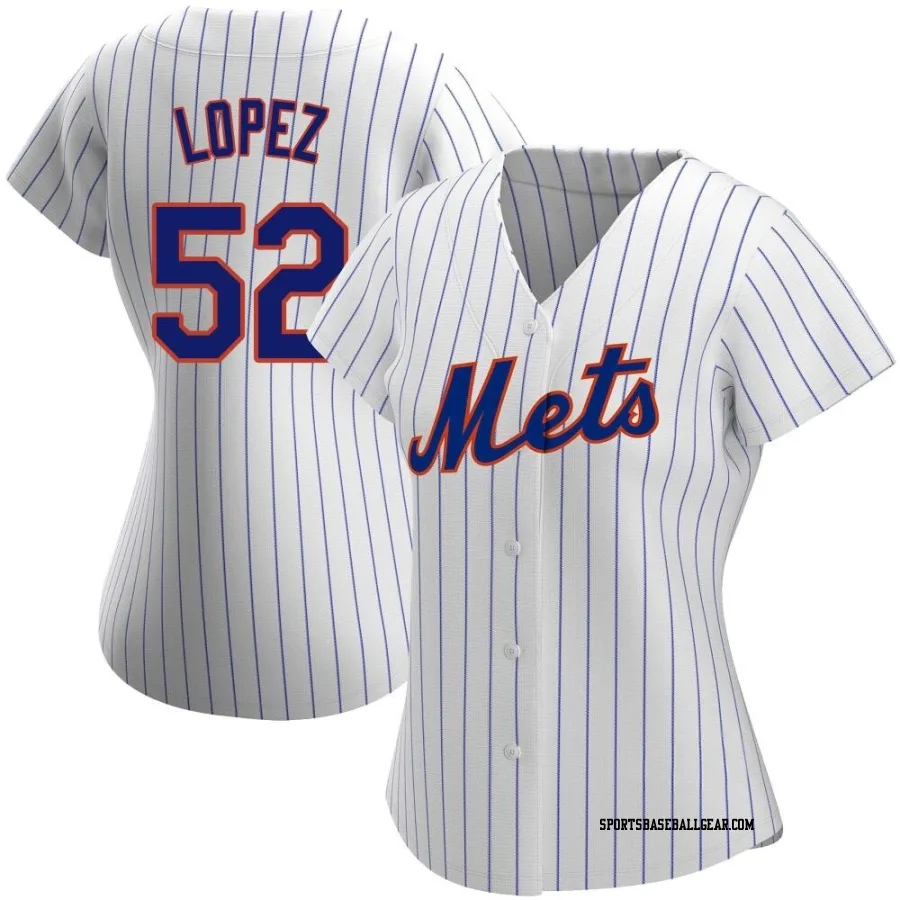 Jorge Lopez Women's New York Mets White Authentic Home Jersey