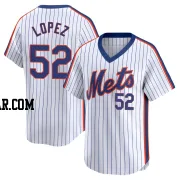 Jorge Lopez Youth New York Mets White Limited Cooperstown Collection Jersey