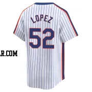 Jorge Lopez Youth New York Mets White Limited Cooperstown Collection Jersey